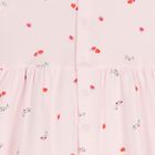 Baby Girls Pink Strawberry Dress Set, 1, hi-res