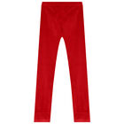 طقم ليغينز بنات باللون الابيض والاحمر, 1, hi-res