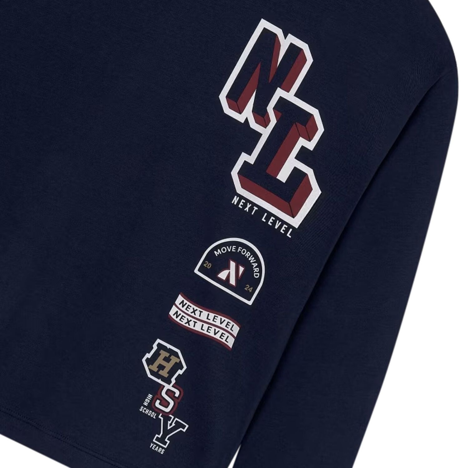 توب أولاد بأكمام باللون الأزرق, 1, hi-res image number null