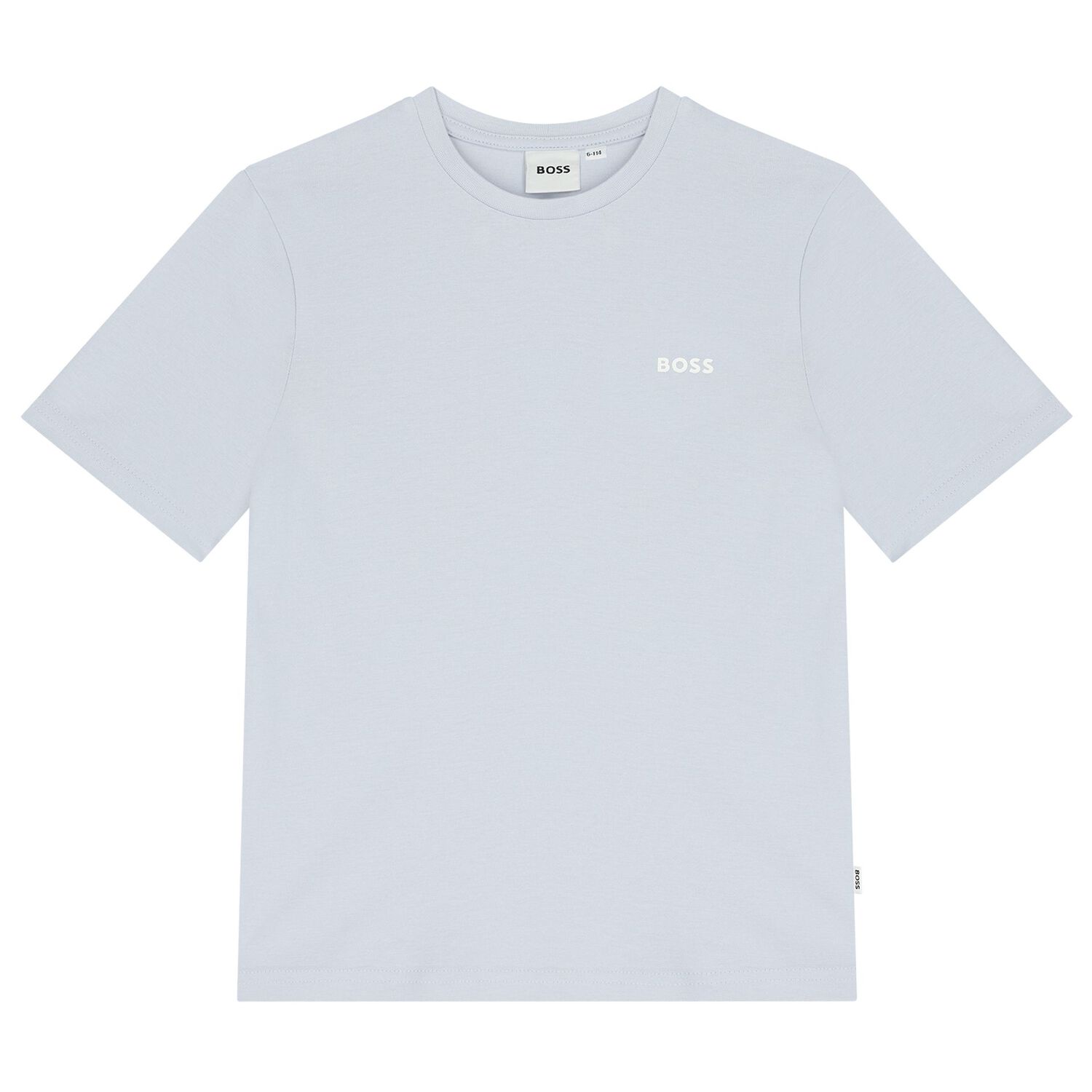 Boys White & Blue Logo T-Shirts (2 Pack), 4, hi-res