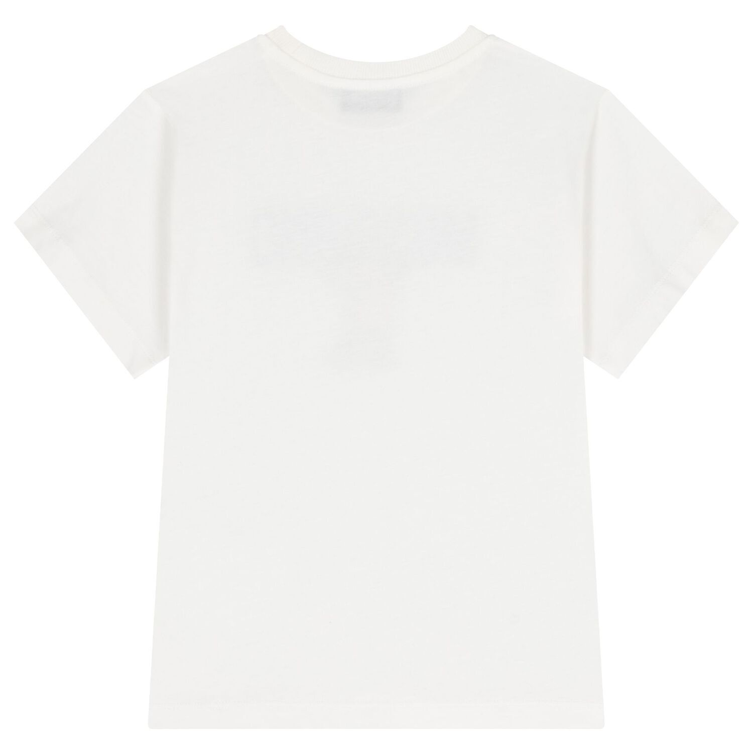 White Teddy Bear Logo T-Shirt, 1, hi-res