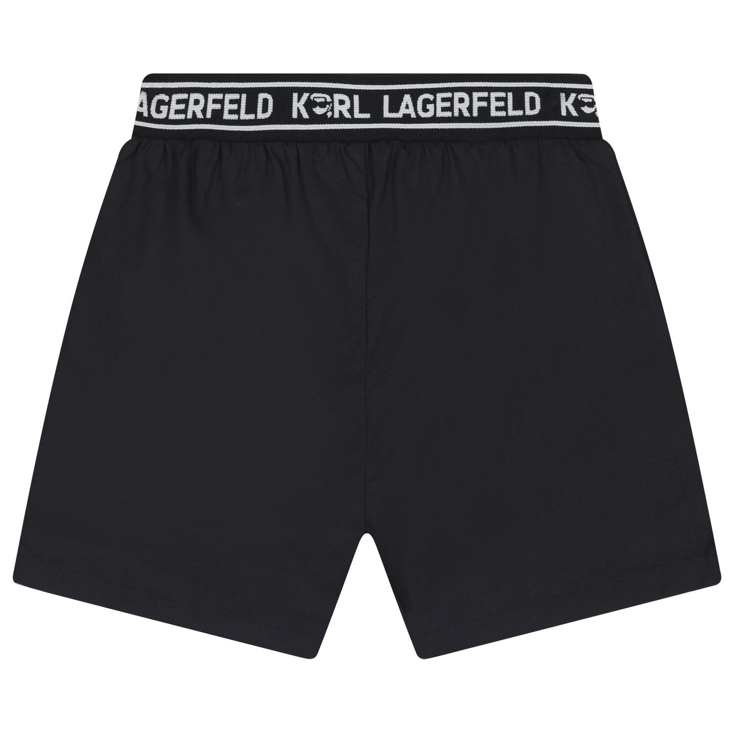 Boys White & Black Logo Shorts Set, 1, hi-res