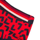 Girls Red & Navy Printed  Skirt, 1, hi-res