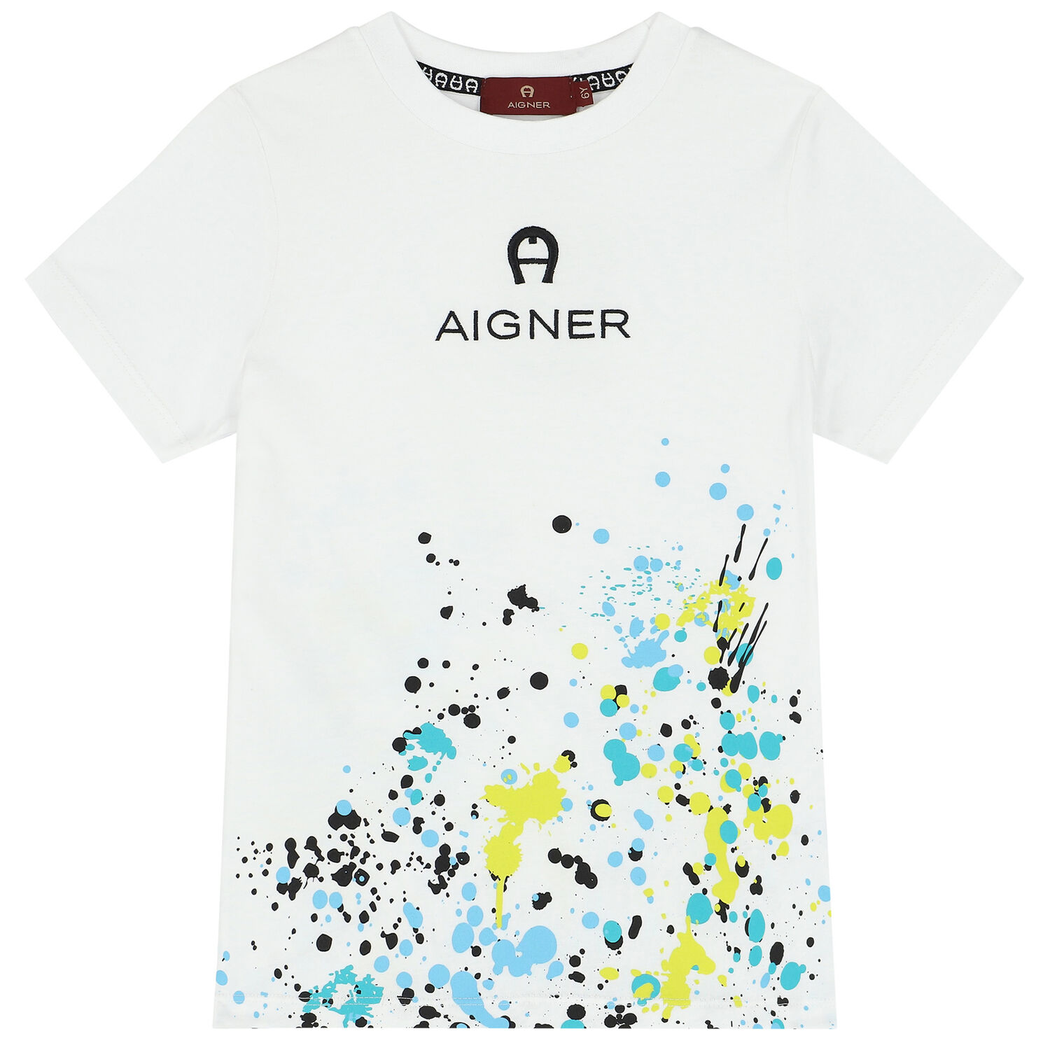 Boys White Logo T-Shirt, 2, hi-res