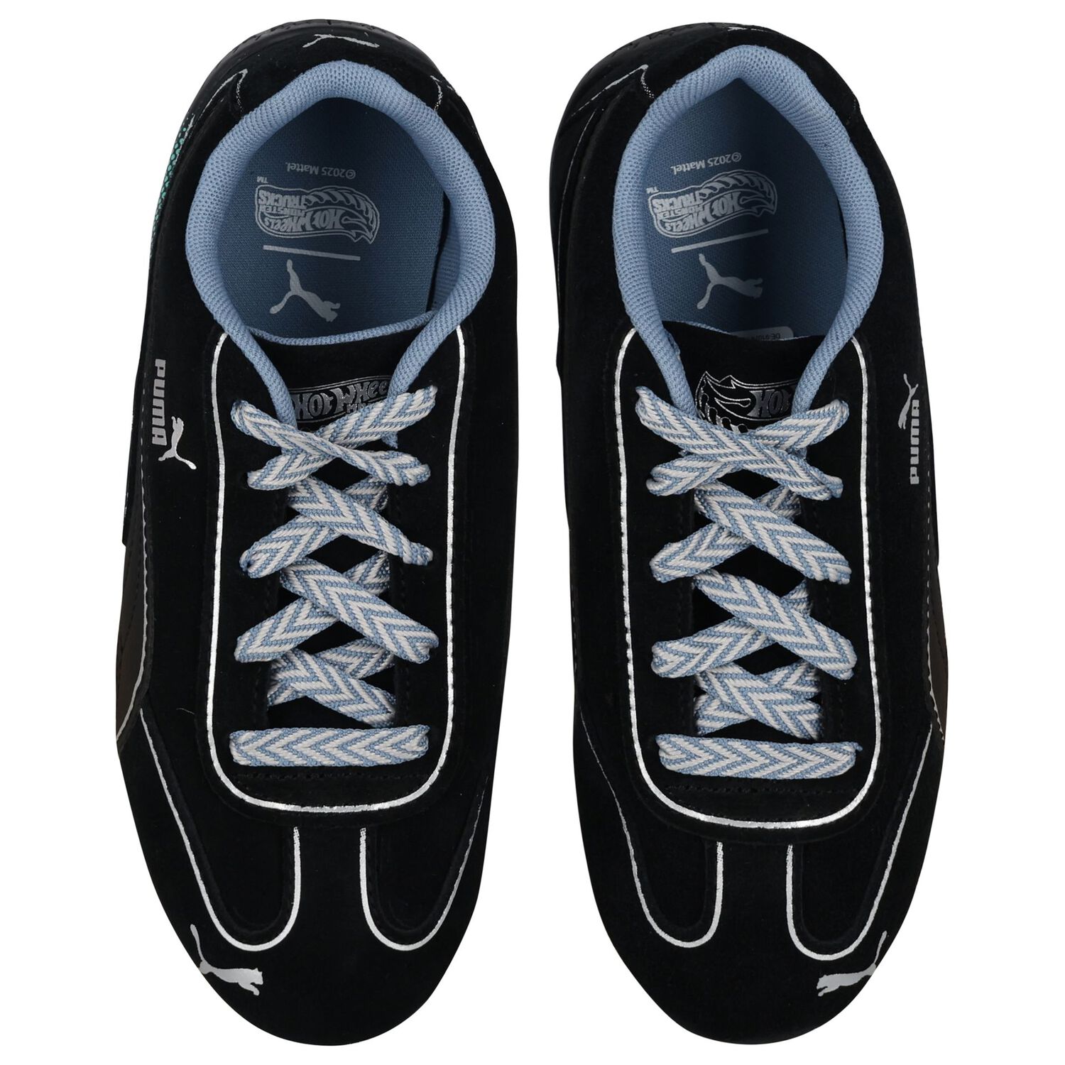 Boys Black Speedcat Hot Wheels 2 Trainers, 1, hi-res