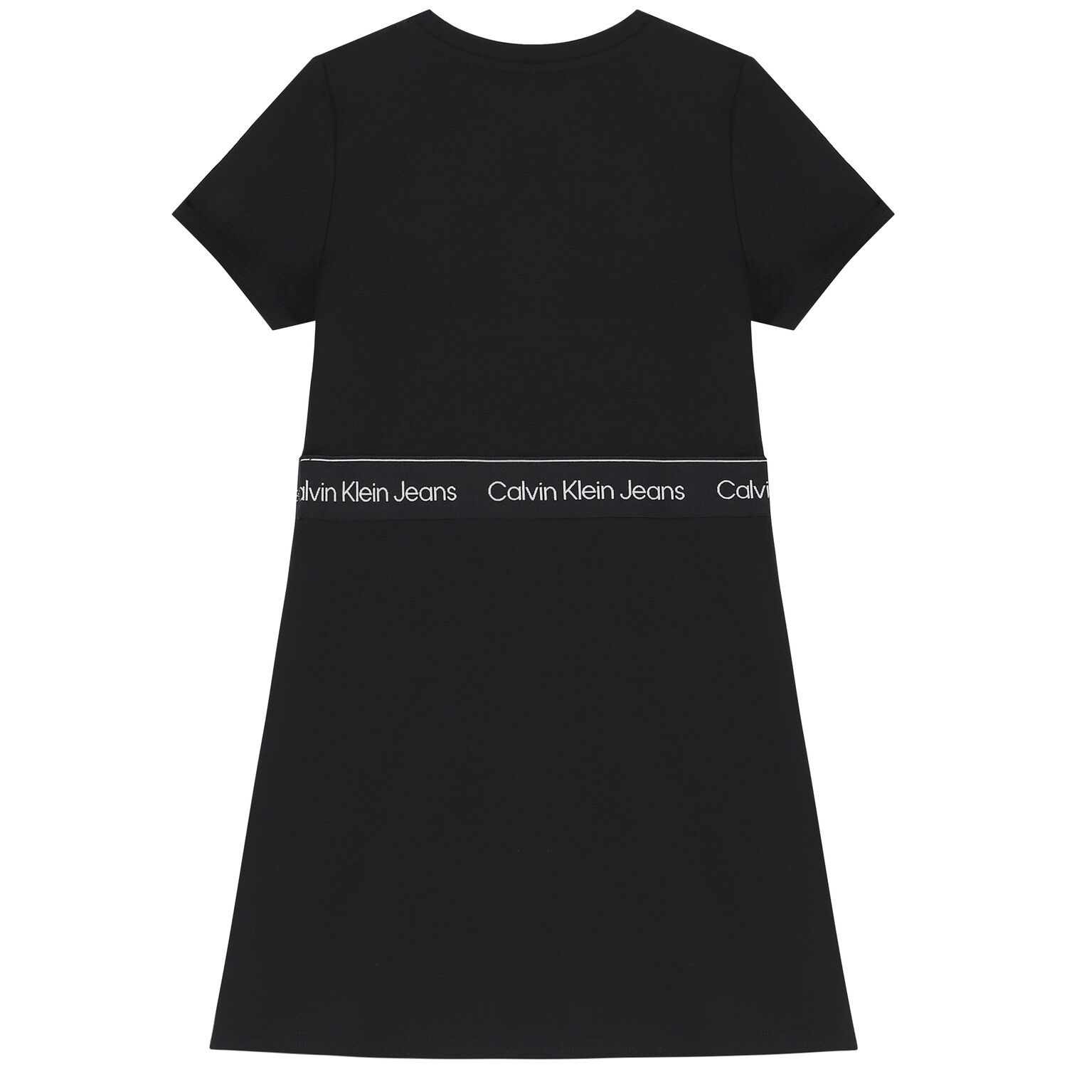 Girls Black Logo Dress, 1, hi-res image number null