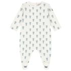 Ivory Teddy Bear Logo Babygrow Set, 2, hi-res