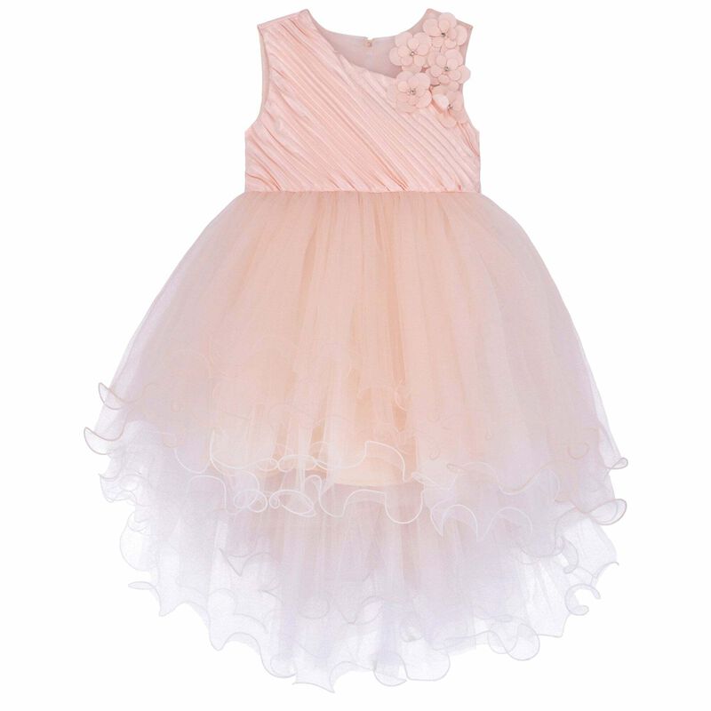 Girls Pink Special Occasion Dress, 1, hi-res image number null