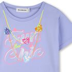 Girls Purple Necklace T-Shirt, 1, hi-res