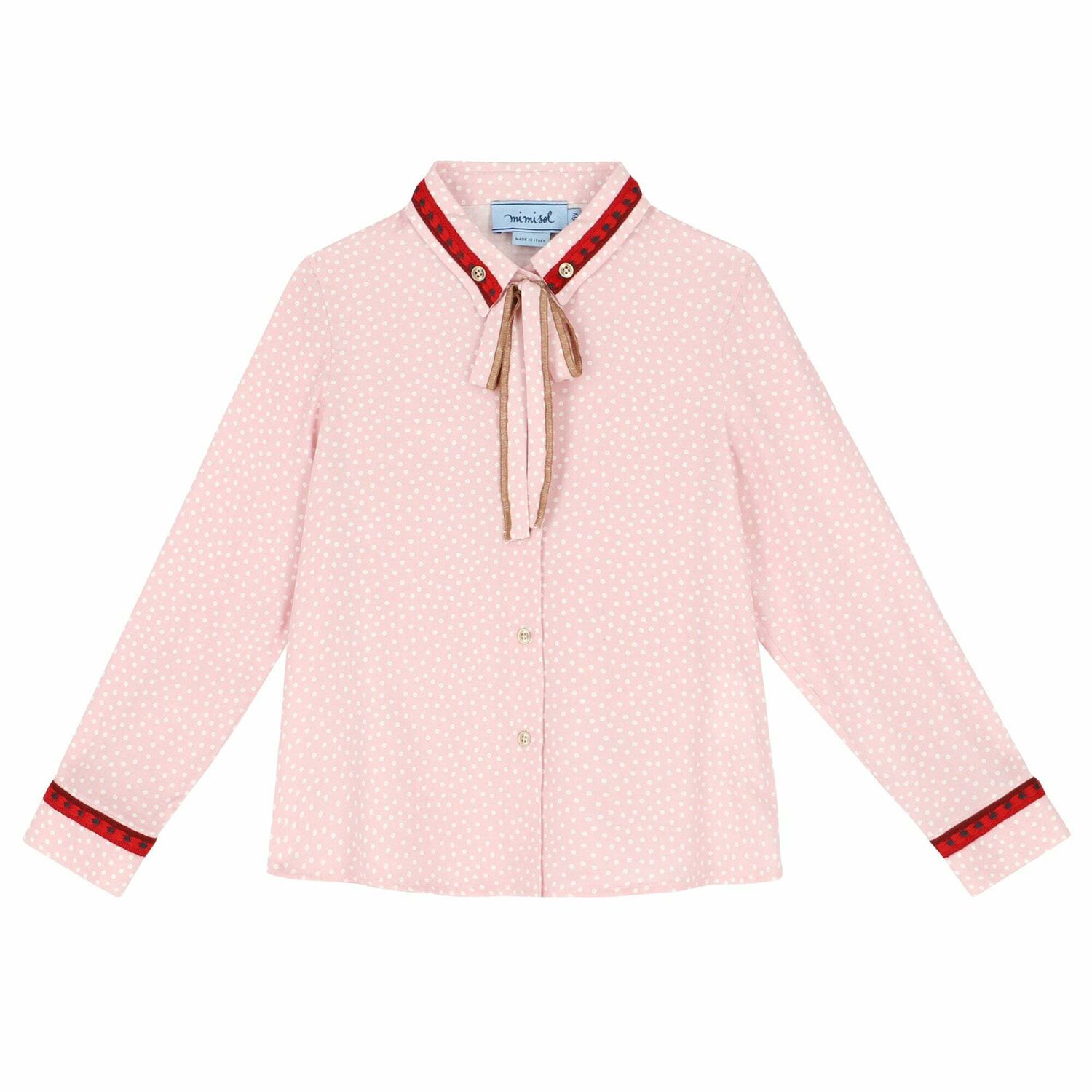 Girls Pink Blouse & Skirt Set, 1, hi-res