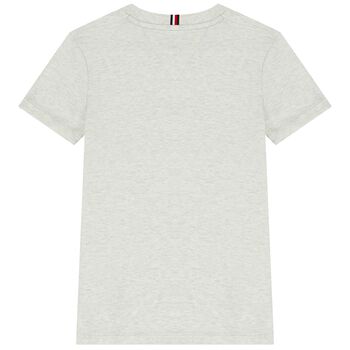 Boys Grey Logo T-Shirt