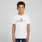 White Teddy Bear Logo T-Shirt, 1, hi-res