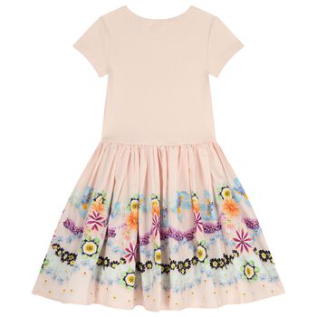 Girls Pink Floral Dress
