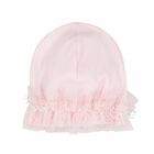 قبعة بفيونكة باللون الوردى للبنات, 2, hi-res