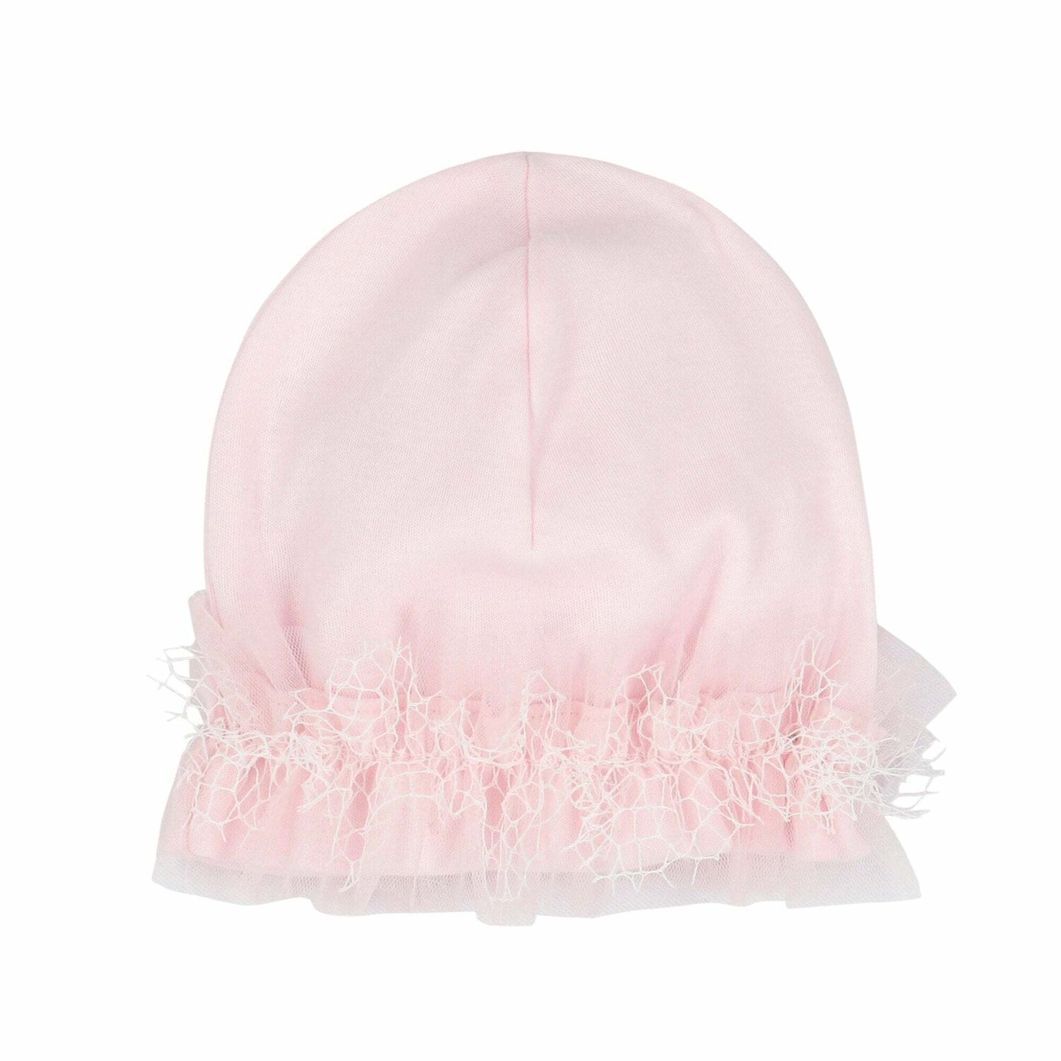 قبعة بفيونكة باللون الوردى للبنات, 2, hi-res