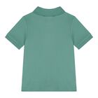 طقم شورت أولاد بالشعار باللون الأخضر والأزرق للأطفال, 1, hi-res