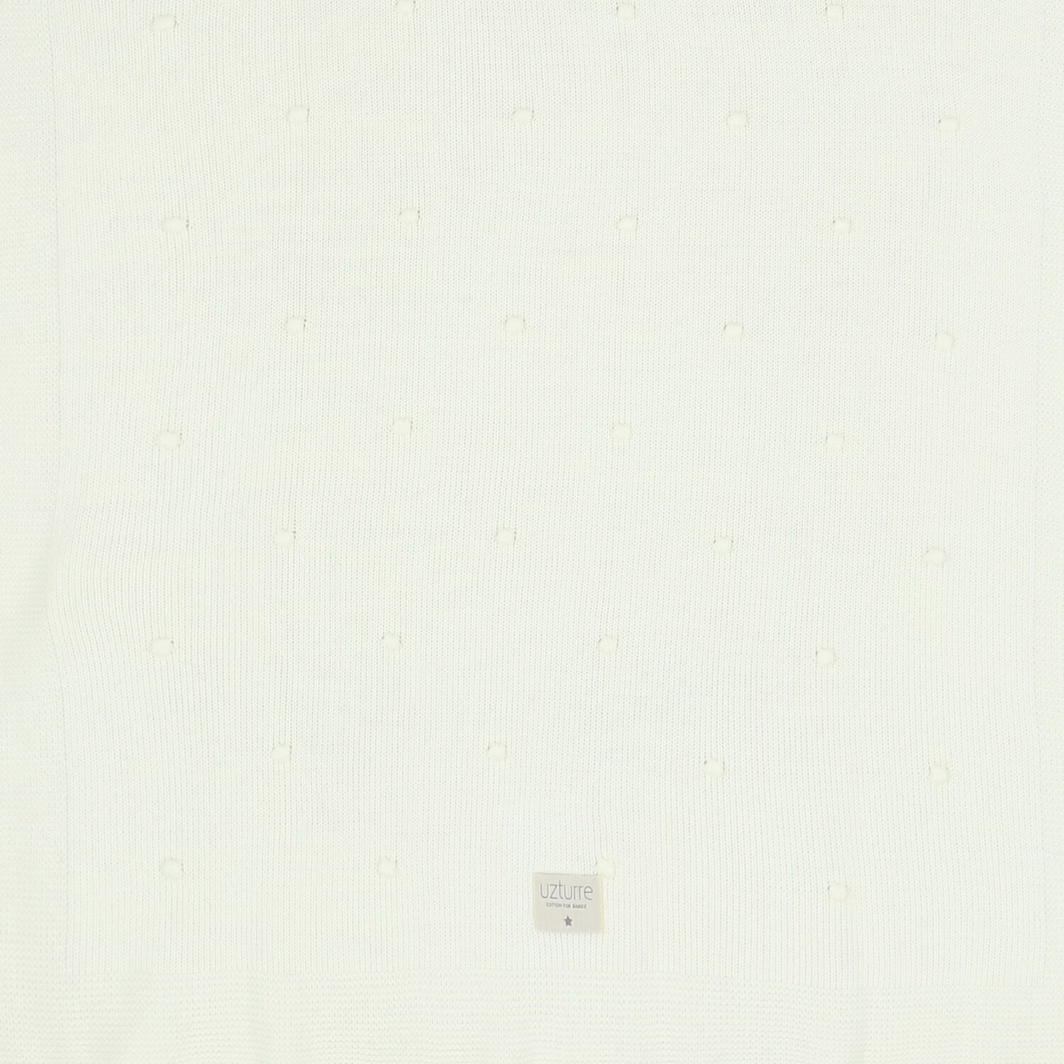 Ivory Baby Knitted Blanket, 1, hi-res