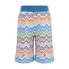 Boys Multi-Coloured Zig Zag Shorts, 1, hi-res