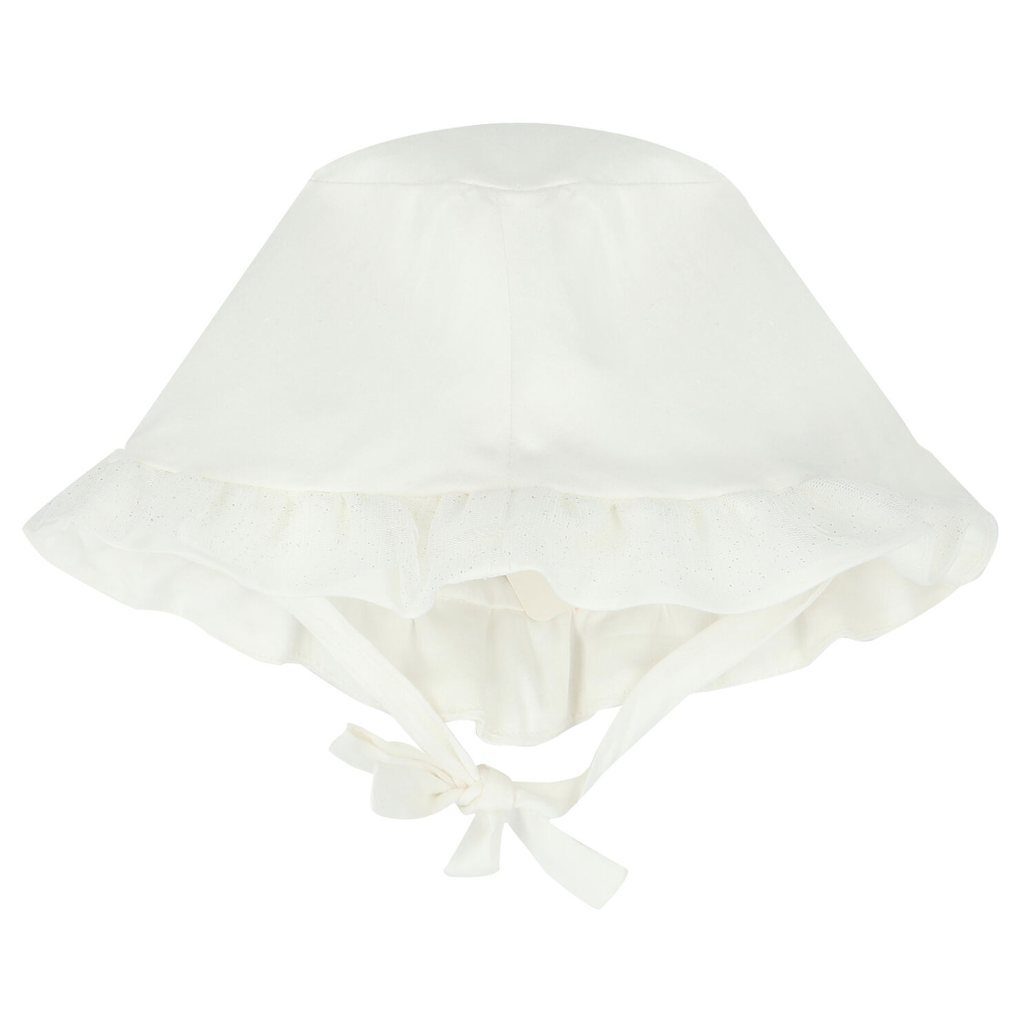 قبعة باللون الأبيض للبنات, 1, hi-res