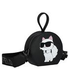 Girls Black Choupette Handbag, 1, hi-res
