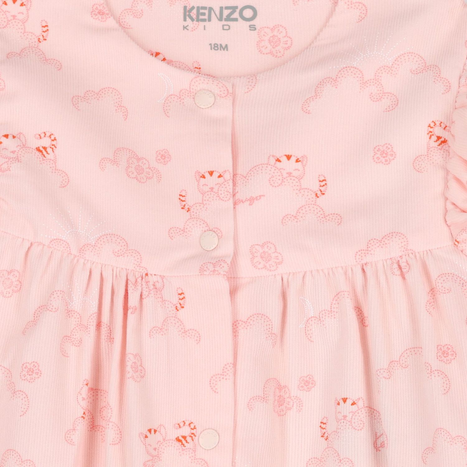 طقم ليجنز بشعار باللون  وردي وأبيض للفتيات , 1, hi-res