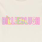 Girls Ivory Logo Long Sleeve Top, 2, hi-res