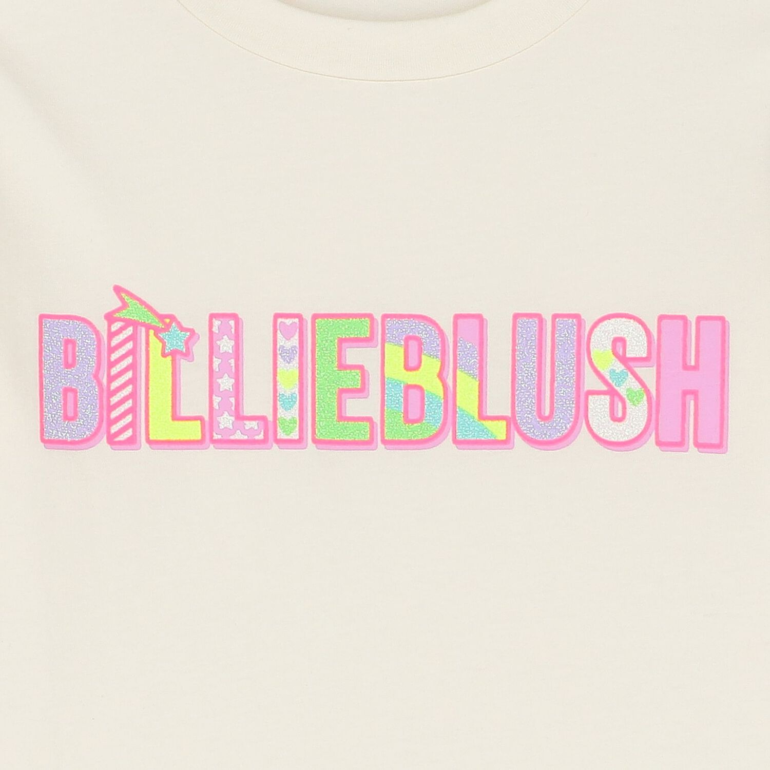 Girls Ivory Logo Long Sleeve Top, 2, hi-res