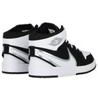 Black & White Jordan 1 Mid Easyon Trainers, 1, hi-res