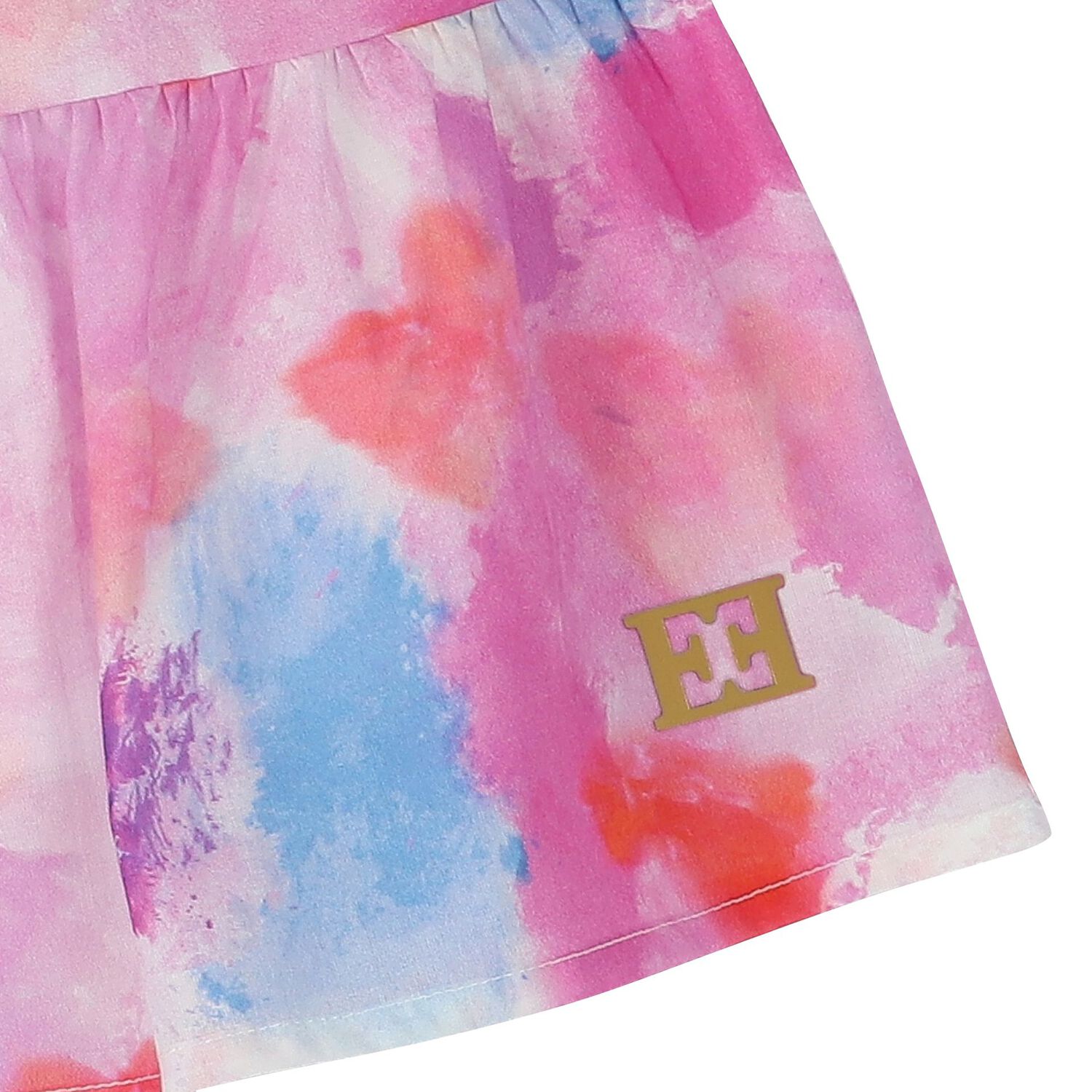 Girls Pink Logo Skirt, 1, hi-res