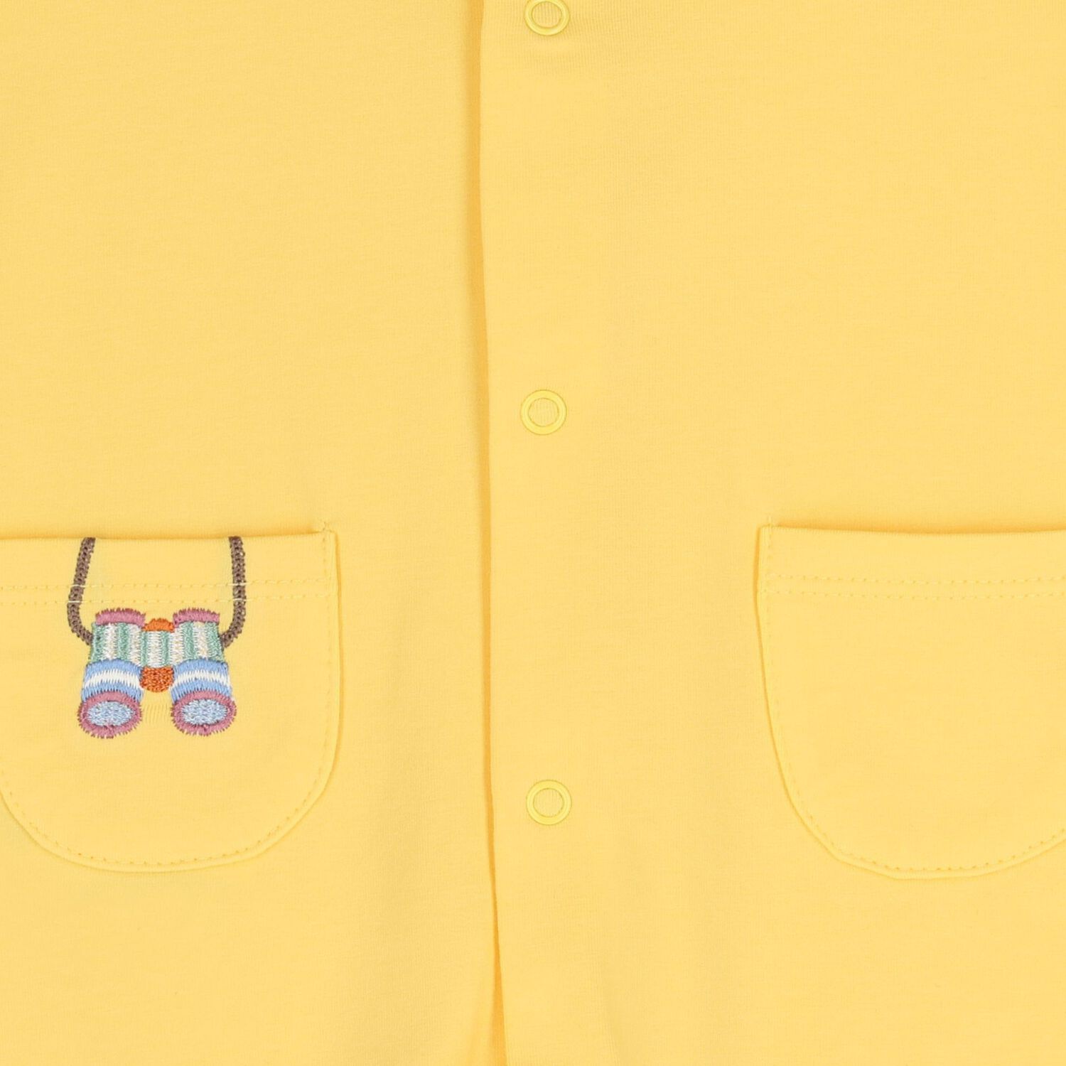 Baby Boys Ivory & Yellow Rompers Set, 1, hi-res