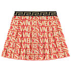 Girls Pink Logo Pleated Skirt, 1, hi-res