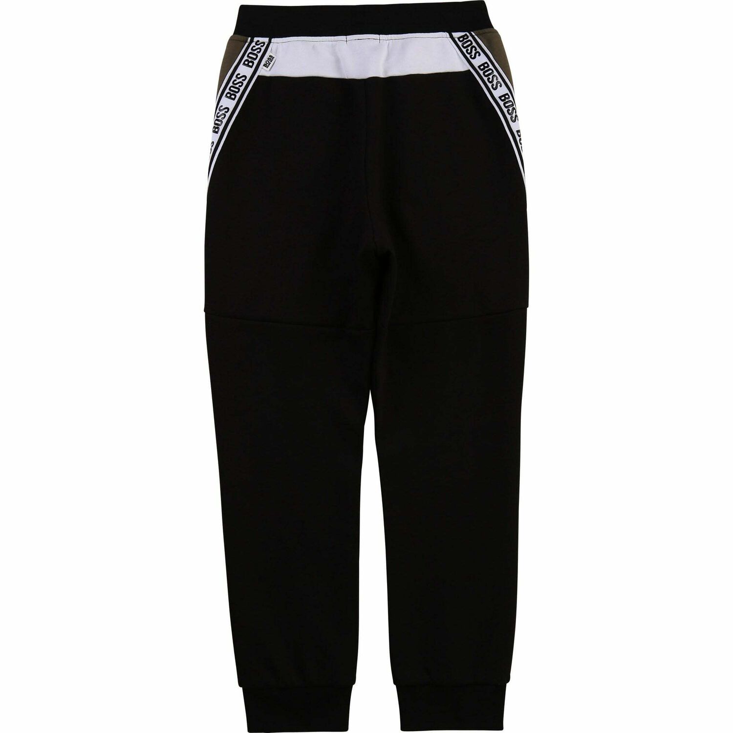Boys Black Logo Joggers, 1, hi-res image number null