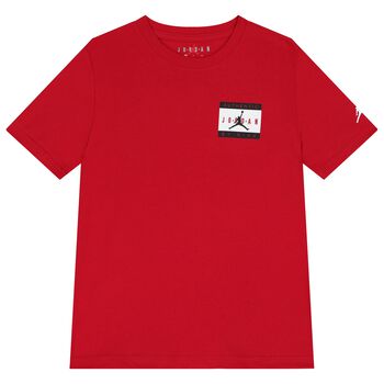 Boys Red Jordan T-Shirt