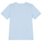 Boys Blue Logo T-Shirt, 3, hi-res