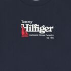 Boys Navy Blue Embroidered Logo T-Shirt, 1, hi-res