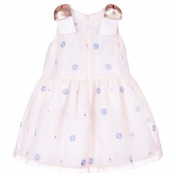 Girls Pink Floral Dress