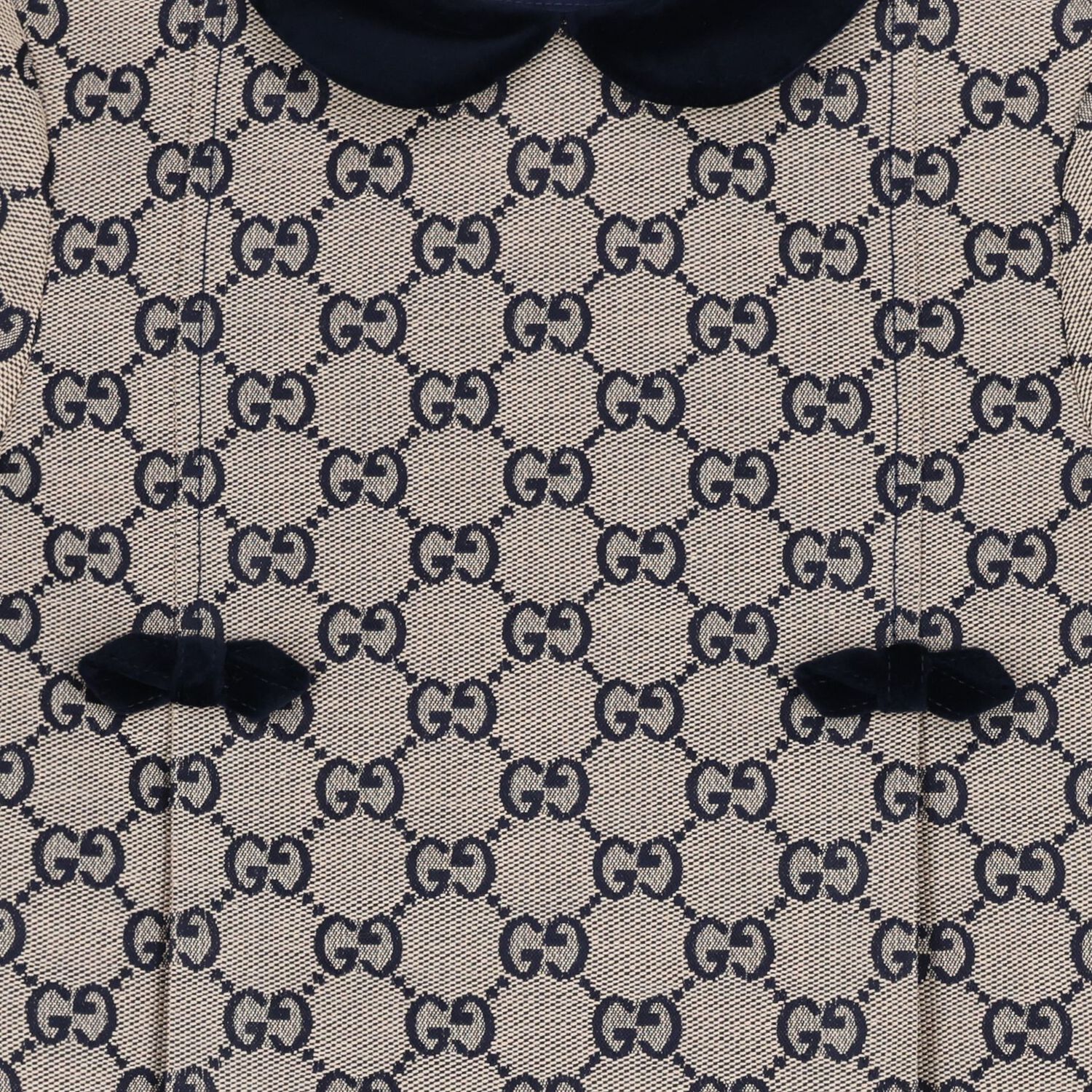 Younger Girls  Beige GG Canvas dress , 1, hi-res