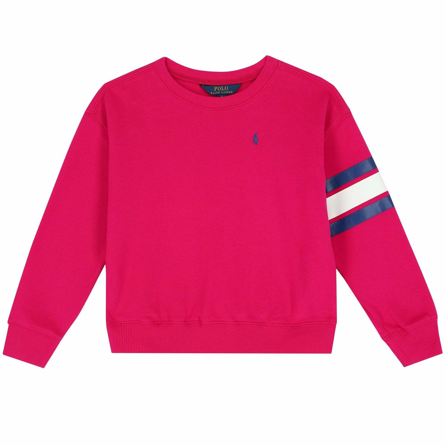 Girls Pink Logo Sweatshirt, 1, hi-res