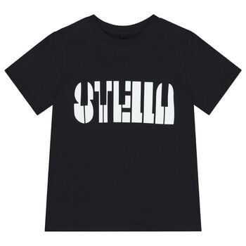 Boys Black Logo T-Shirt