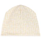 طقم هدايا أفرول بالشعار باللون الأبيض والذهبي, 1, hi-res