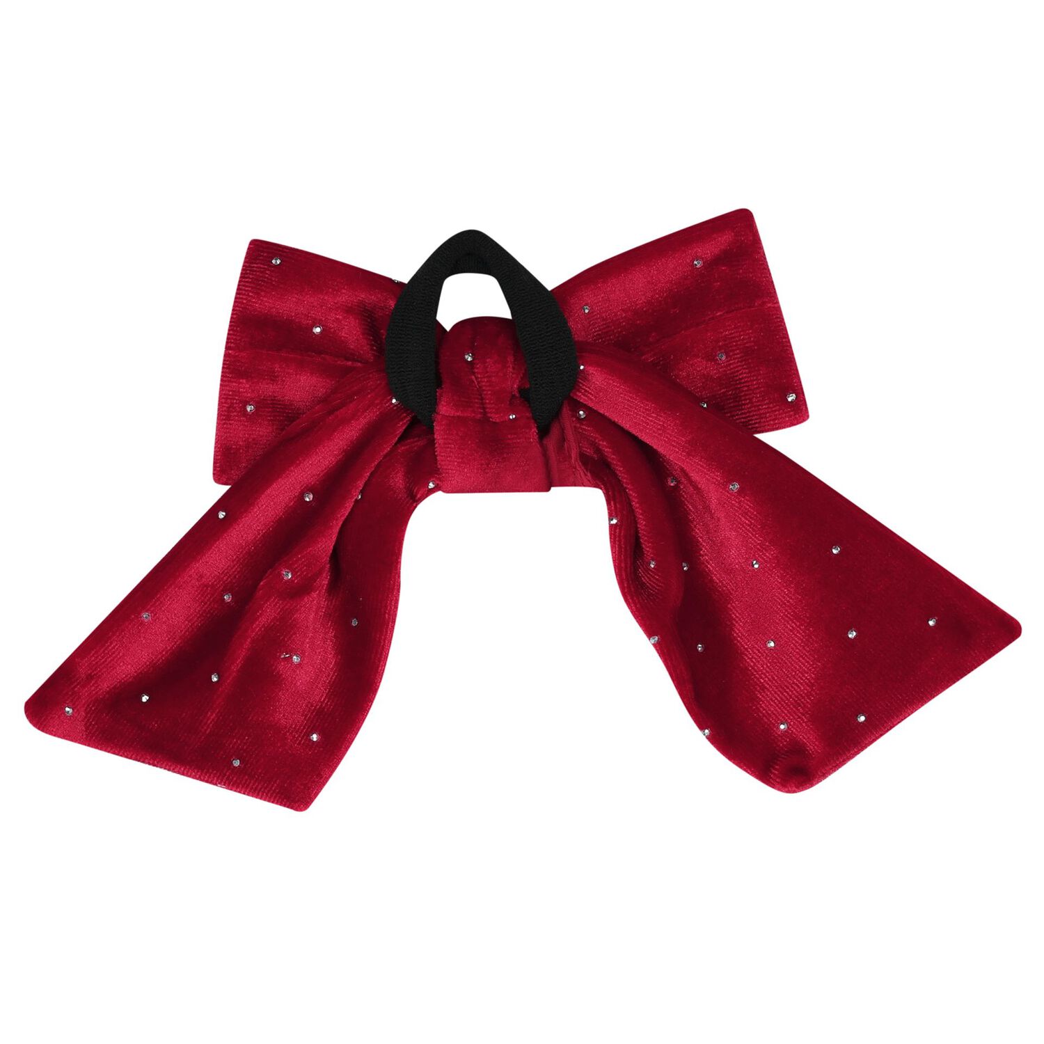 Girls Red Sparkle Velvet Dress Set, 2, hi-res
