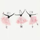 تيشيرت بنات بطبعه بالرينا باللون العاجى, 1, hi-res