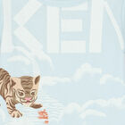 Baby Boys Blue Logo Romper, 1, hi-res