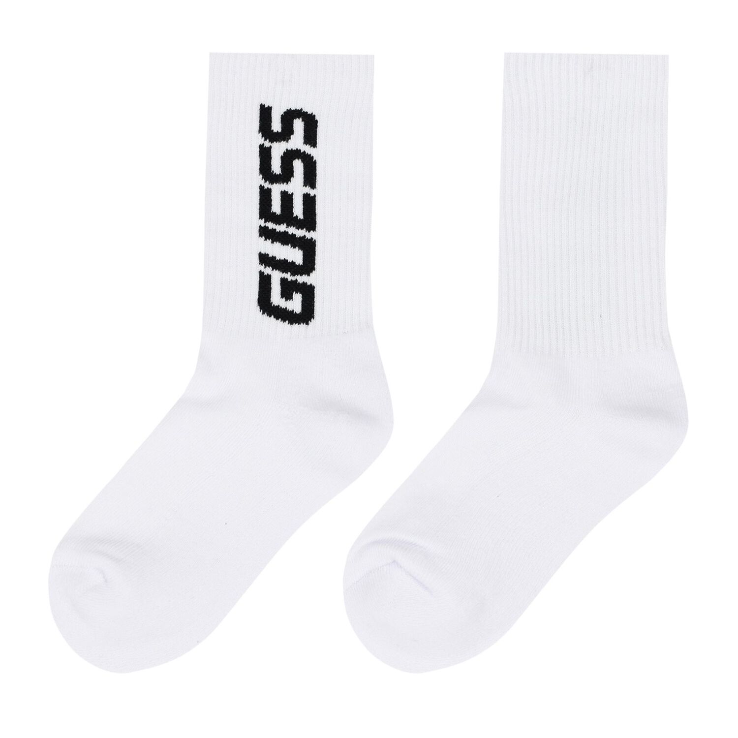 White Logo Socks, 1, hi-res
