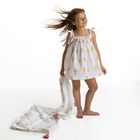 Girls White Ice Creams Beach Dress, 3, hi-res