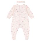 Baby Girls Pink Floral Babygrow Set, 1, hi-res
