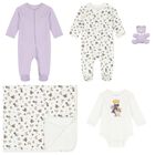 Baby Girls Multicoloured Logo Gift Set, 1, hi-res