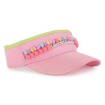 Girls Pink Logo Sun Visor