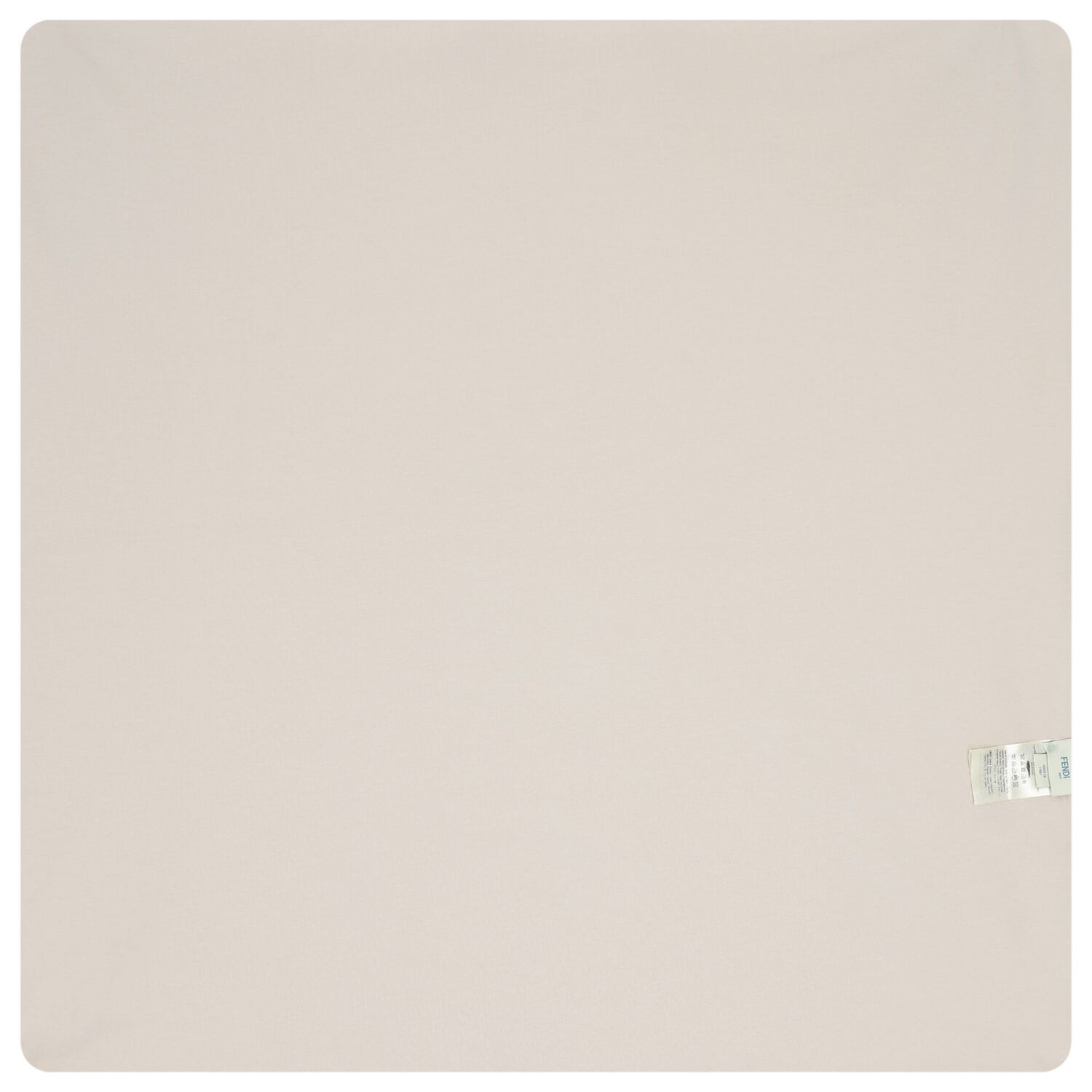 Beige Logo Baby Blanket, 1, hi-res