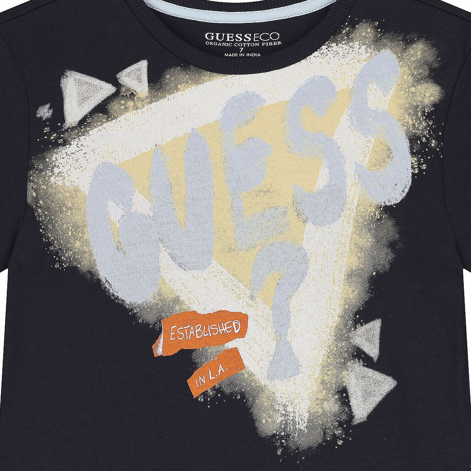 Boys Navy Blue Logo T-Shirt, 2, hi-res